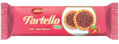 Aldiva Tartello Strawberry Jelly Biscuit 40 Gr
