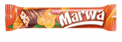 Anı Marwa Milky Cocoa Coated Orange Nougat Bar 18 Gr