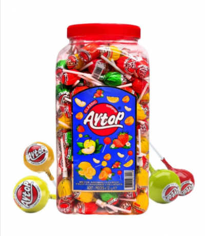 Aytop Fruit Flavored Classic Lollipop 16 Gr 120 pcs