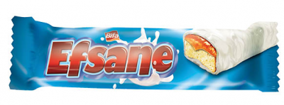 Bifa Legend White Compound Chocolate Coated Biscuit 5 Gr