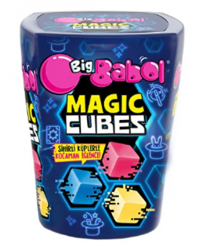 Big Babol Magic Cubes Mixed Fruit Gum  86 gr