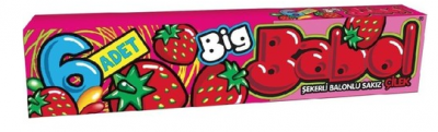 Big Babol Stick Strawberry Gum  25 gr