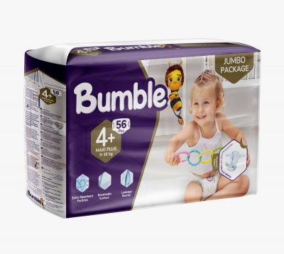 Bumble Bezi Jumbo Paket No 4+ (9X16) 56 Adet X4