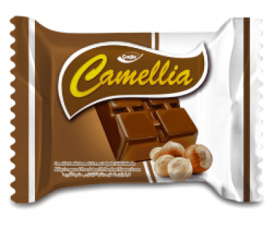 Çağla Camellia Milk Compound Chocolate With Hazelnut Cream Filling 18 Gr