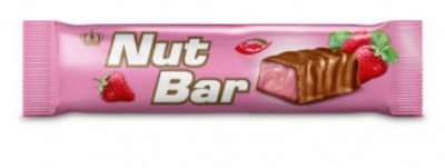 Çağla Nutbar Çilek Aromalı Krema Dolgulu Sütlü Bar 18 gr