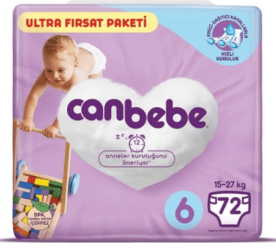 Canbebe Ultra Fırsat Paketi No 6 72 adet