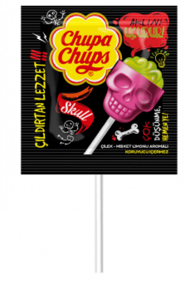 Chupa Chups 3D Skull Şeker 15 gr