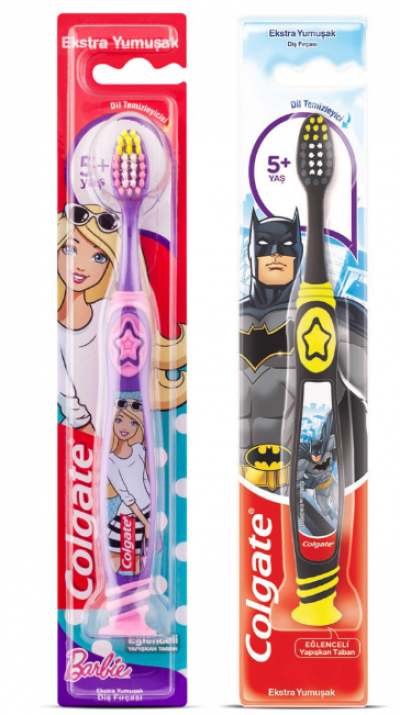Colgate Çocuk Barbie - Batman 6+ Diş Fırçası 1 adet