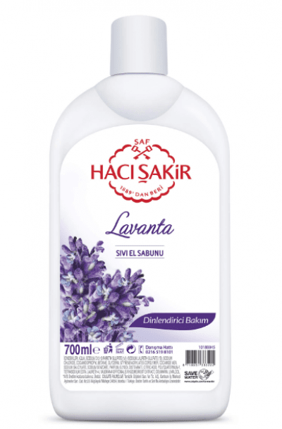 Hacı Şakir Sıvı Sabun Lavanta 700 ml