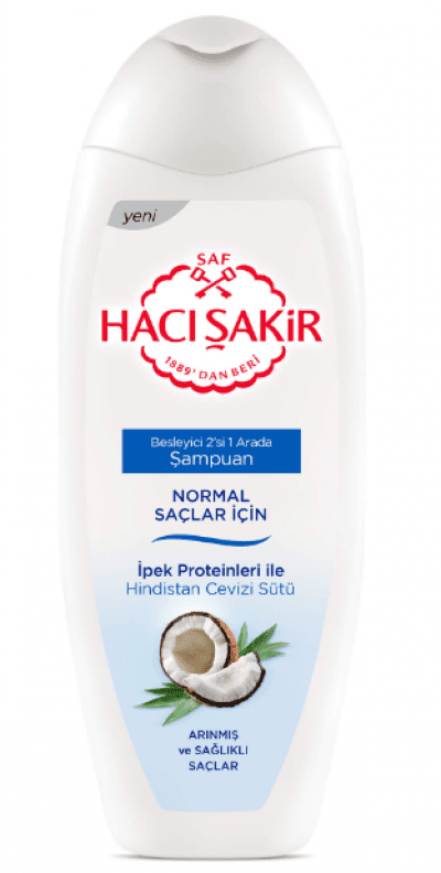 Hacı Şakir Şampuan Hindistan Cevizi Normal Saçlar İçin 500 ml
