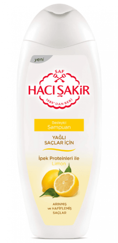Hacı Şakir Şampuan Limon Yağlı Saçlar İçin 500 ml
