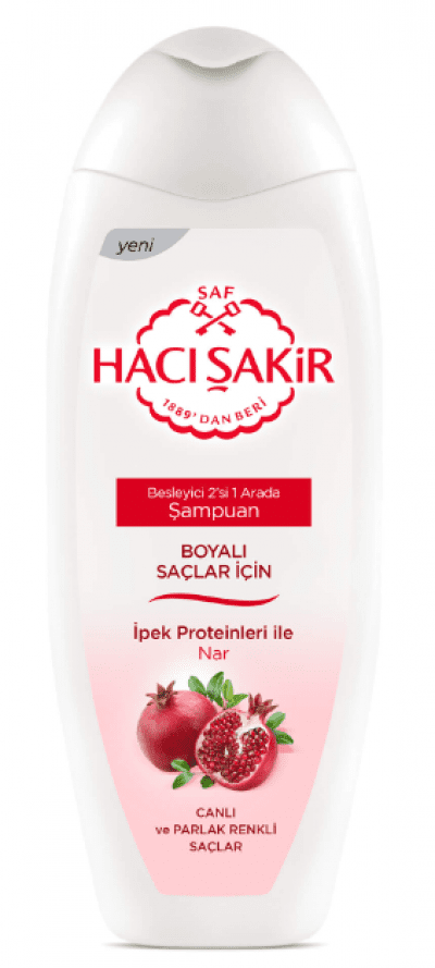 Hacı Şakir Şampuan Nar Boyalı Saçlar İçin 500 ml