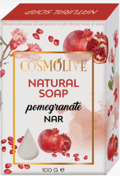 Cosmolive Natural Soap Pomegranate 100 Gr