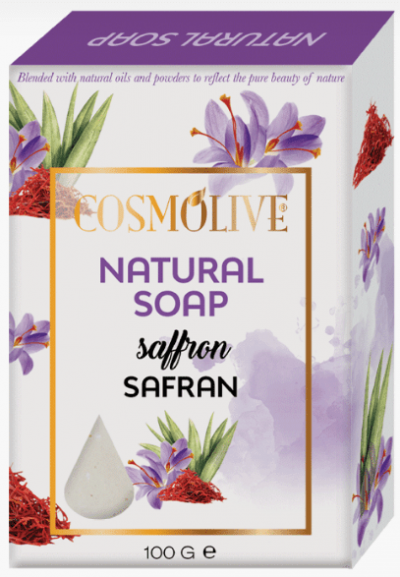 Cosmolive Natural Soap Saffron 100 Gr