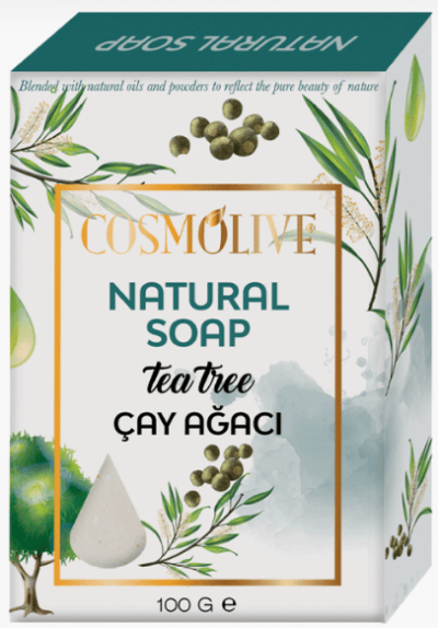 Cosmolive Natural Soap Tea Tree 100 Gr