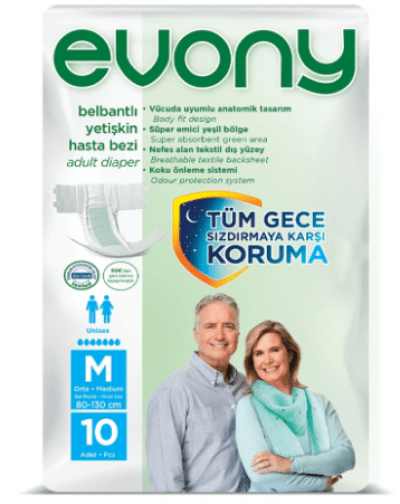 Evony Yetişkin Bezi Orta 10 adet
