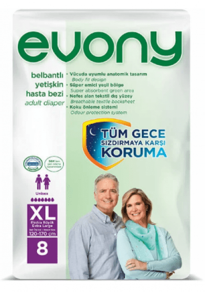 Evony Yetişkin Bezi Ekstra Büyük 8 adet