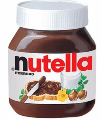 Nutella Chocolate Glass Jar  825 gr