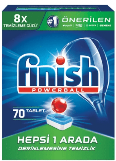 Finish Classic Powerball  70 pc 