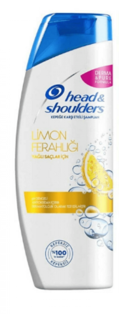Head&Shoulders Limon Ferahlığı Yağlı Saçlar İçin Şampuan 400 ml