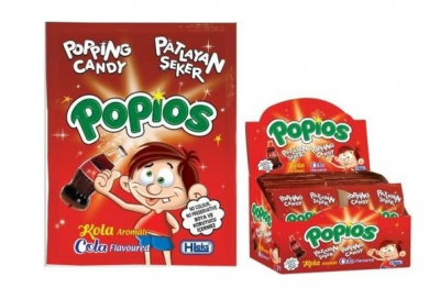 Hleks Popios Cola Flavored Popping Candy 4 Gr