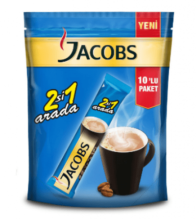 Jacobs 2'si 1 arada 10'lu paket