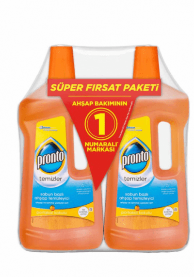 Pronto Wood and Surface Cleaner Promotional Package Orange   2X750 ml 