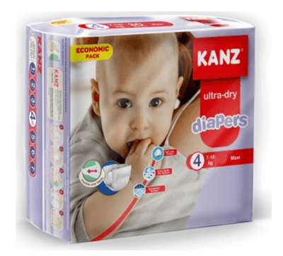 Kanz Çocuk Bezi Ultra Paket No:4 (7-18) 30 Adet