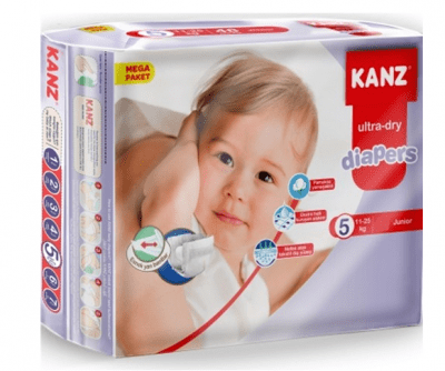 Kanz Çocuk Bezi Ultra  Paket No:5 (11-25) 24 Adet