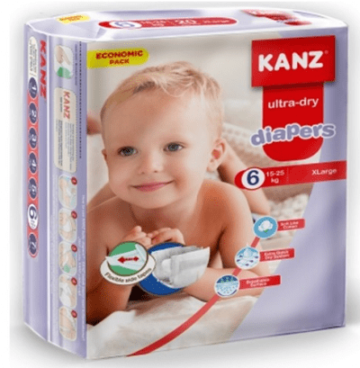 Kanz Çocuk Bezi Ultra  Paket No:6 (15-25) 20 Adet