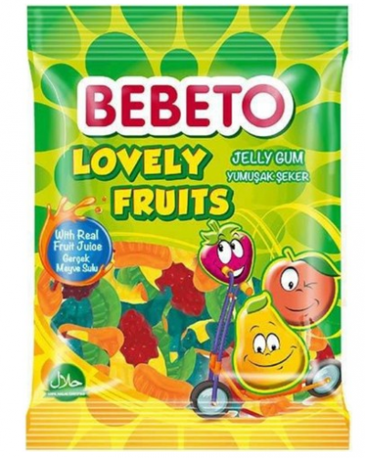 Kervan Gıda Bebeto Lovely Fruits  80 gr