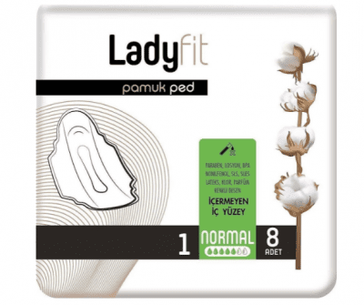 Ladyfit Cotton Pad Normal No 1 8 pcs