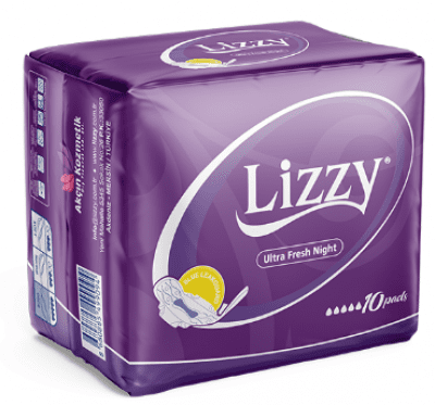 Lizzy Ultra Fresh  Ped (Nıght) 10 Adet