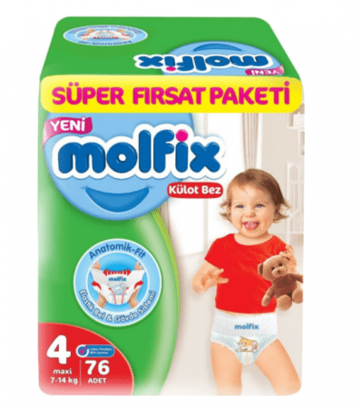 Molfix Külot Bez Süper Paketi No 4 76 adet