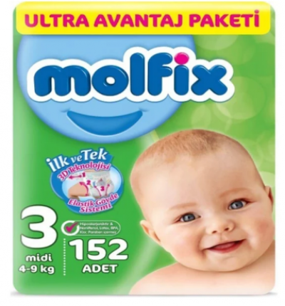 Molfix Ultra Advantage Package No 3  152 pcs