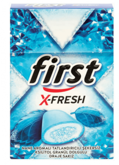 First X Fresh Fliptop Mint Gum  20 gr