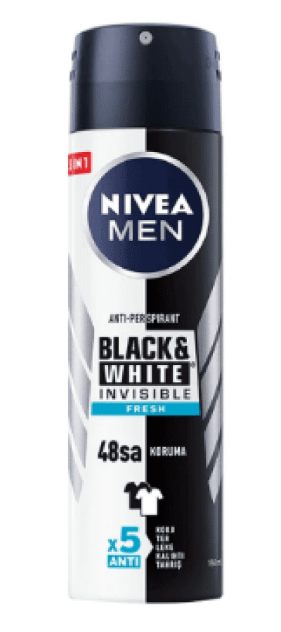 Nivea Men Deodorant B&W Fresh Spray    150 ml 