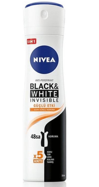 Nivea Black & White Invisible Strong Effect Women's Spray 150 ml