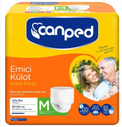Canped Emici Külot Yetişkin Bezi Beden M 10 adet