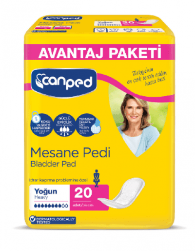 Canped Kadın Mesane Pedi Avantaj Paketi Yoğun 20 adet
