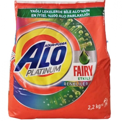 Alo Platinum Renkliler İçin Deterjan Fairy Etkili 2,2 kg
