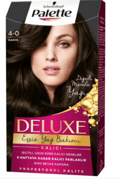 Palette Deluxe Hair Dye Brown 4-0  1 pcs