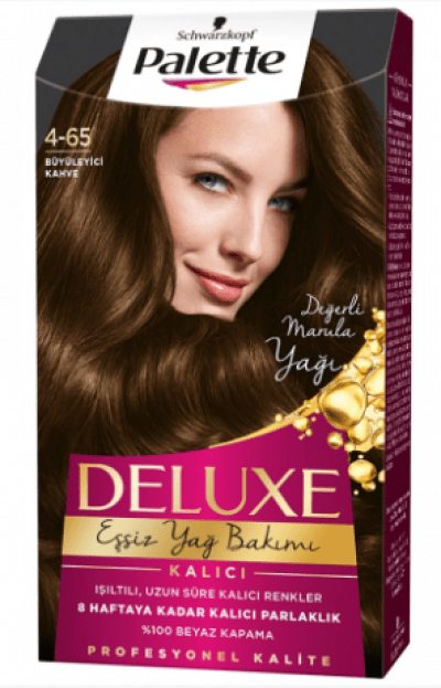 Palette Deluxe Hair Dye Charming Brown 4-65  1 pcs