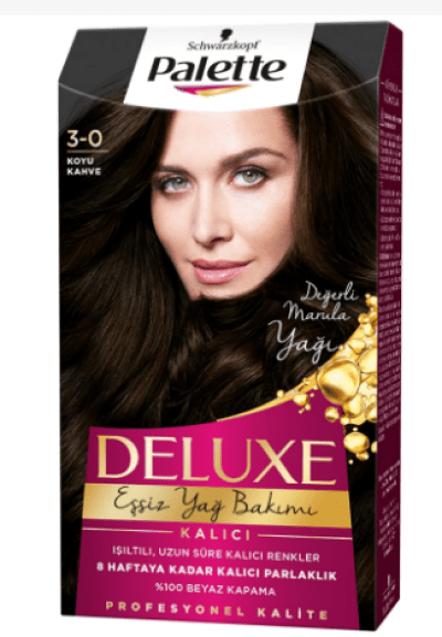 Palette Deluxe Hair Dye Dark Brown 3-0  1 pcs