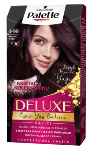 Palette Deluxe Saç Boyası Patlıcan Moru 4-99 1 adet