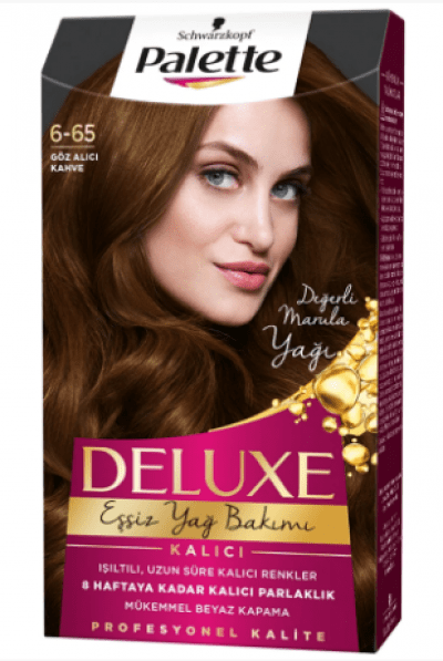 Palette Deluxe Hair Dye Eye-catching Brown 6-65  1 pcs