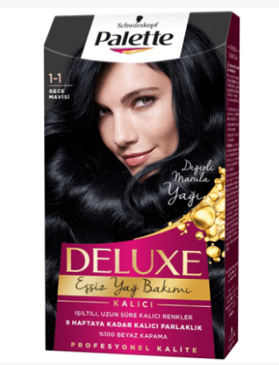 Palette Deluxe Hair Dye Midnight Blue 1-1  1 pcs