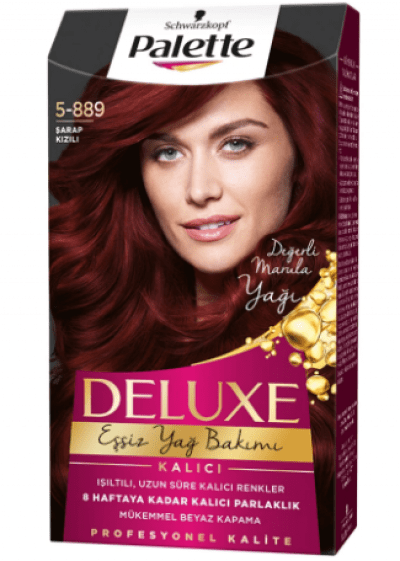 Palette Deluxe Saç Boyası Şarap Kızılı 5-889 1 adet
