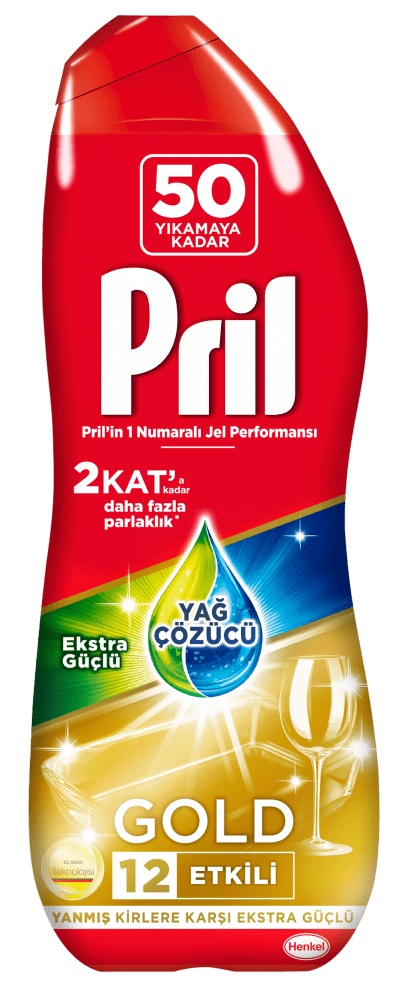 Pril Gold Jel Yağ Çözücü 900 ml 