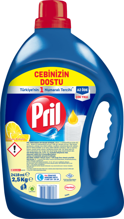 Pril Liquid Lemon  2.5 kg